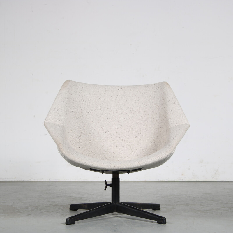 Vintage "Fm08" swivel armchair by Cees Braakman for Pastoe, Netherlands 1960s