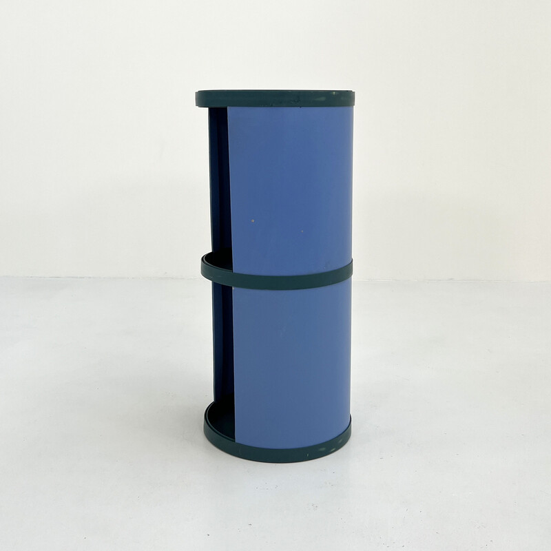 Modelo de prateleira azul Vintage "Incubo Tondo" de Rodolfo Bonetto para Artemide, 1970s