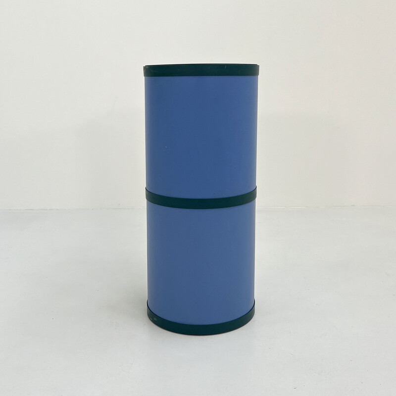 Modelo de estantería azul vintage "Incubo Tondo" de Rodolfo Bonetto para Artemide, años 70