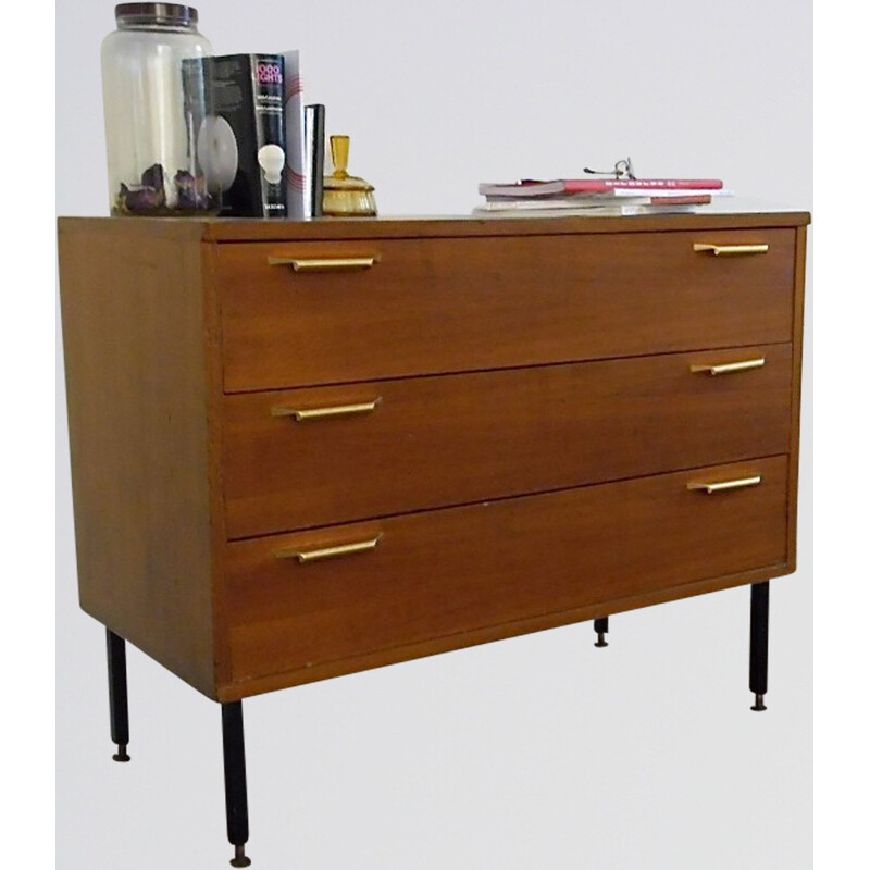 Vintage chest of drawers in oak - 1950s