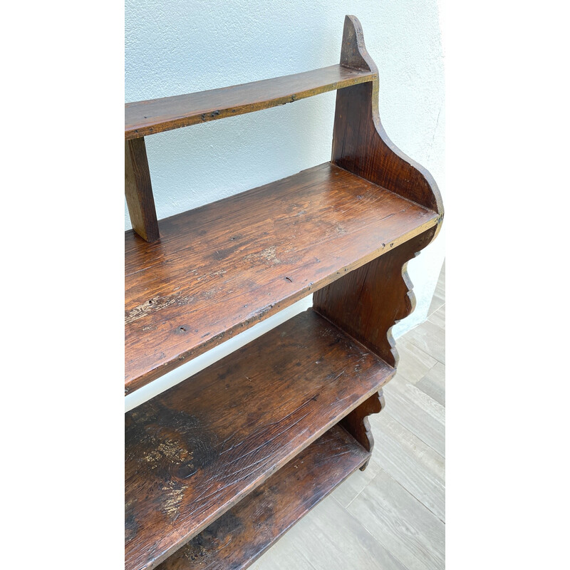 Vintage solid oakwood shelf