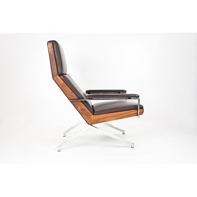 Bränd brown leather "Lotus" lounge chair, Rob PARRY - 2000s