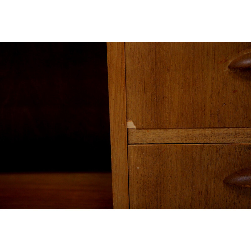 Vintage teak console, Denmark 1950