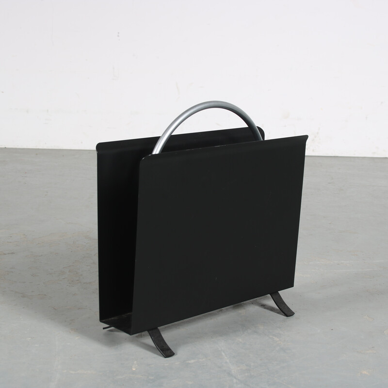 Vintage magazine rack by W.H. Gispen for Dutch Originals, Netherlands 1950s