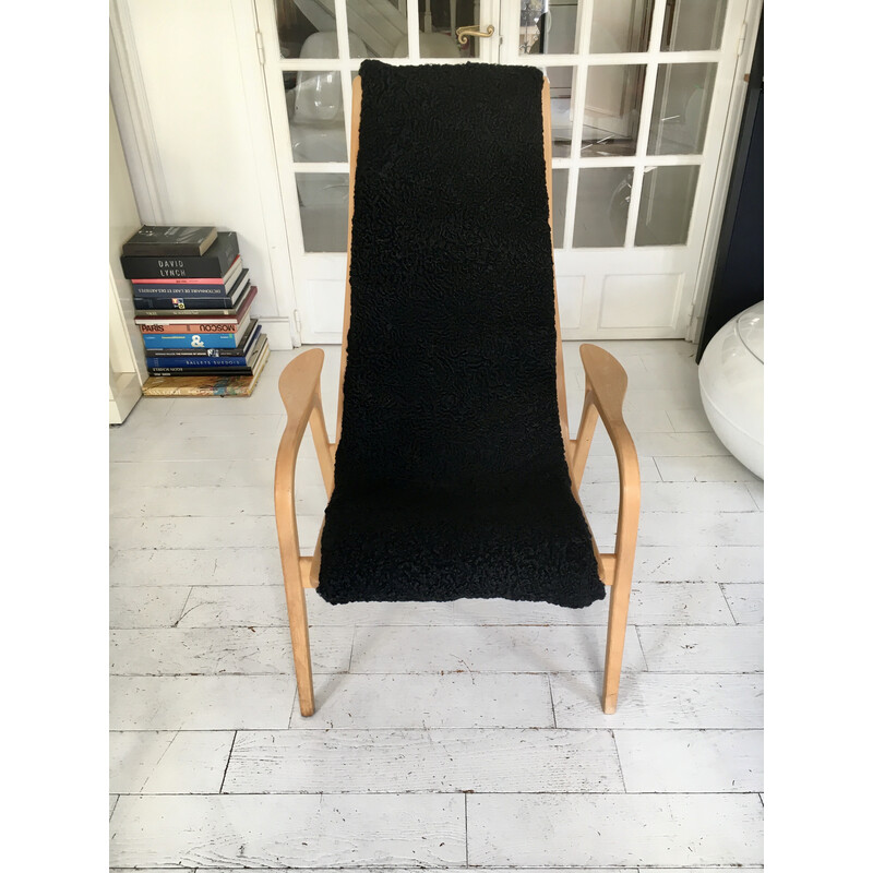 Fauteuil vintage Lamino par Yngve Ekstrom pour Swedese, 1990