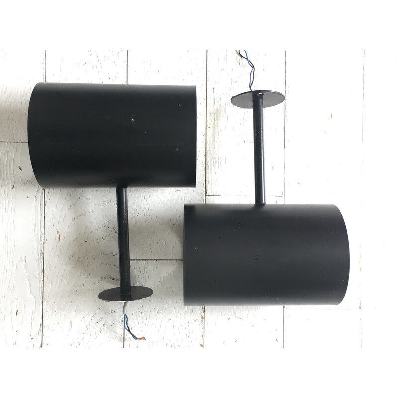 Pair of vintage wall lamps by Friis and Moltke for Lyfa, 1960