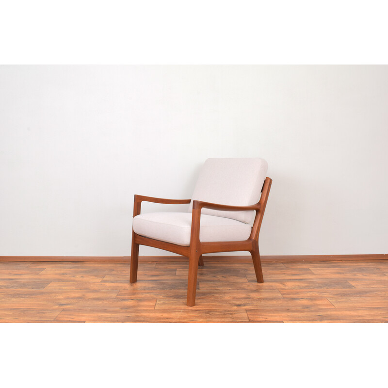 Danish vintage teak Senator armchair by Ole Wanscher for France and Son, 1960s