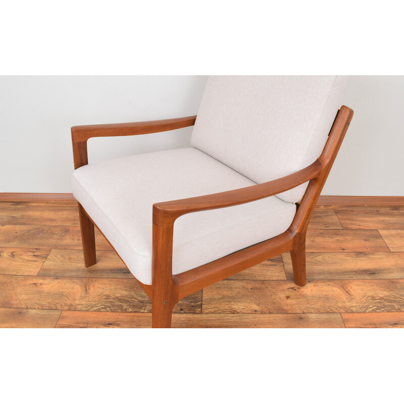 Danish vintage teak Senator armchair by Ole Wanscher for France and Son, 1960s