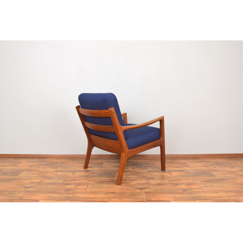 Vintage Deense Senator fauteuil in teak van Ole Wanscher voor Cado, 1960