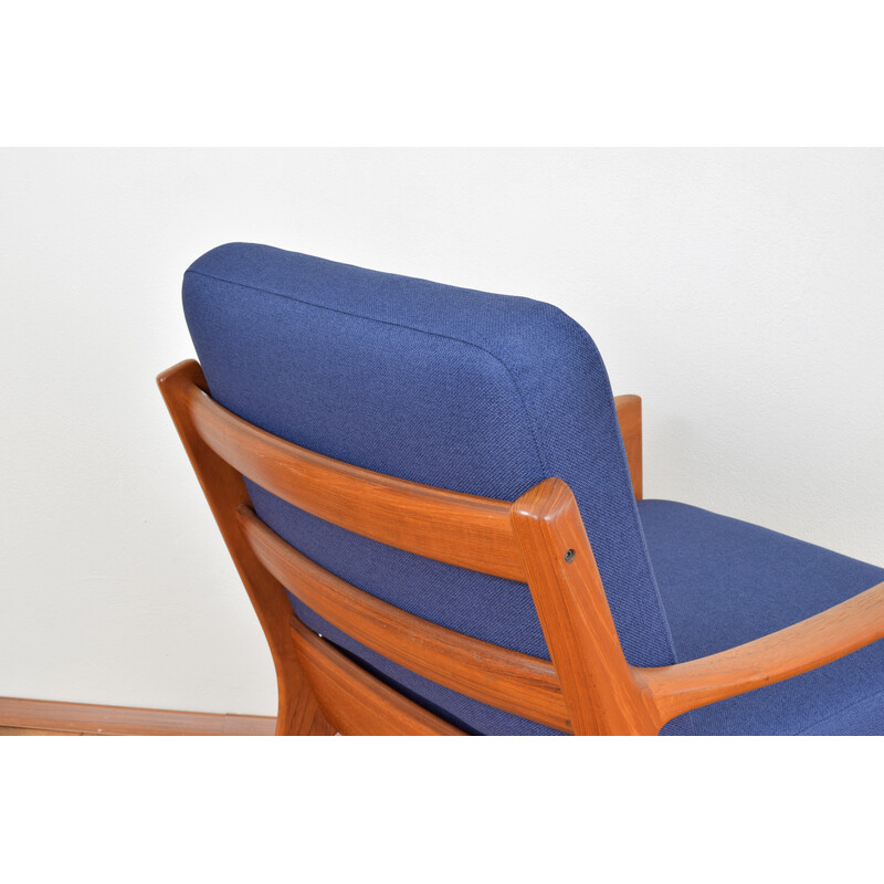 Sillón Senator danés vintage en teca de Ole Wanscher para Cado, 1960