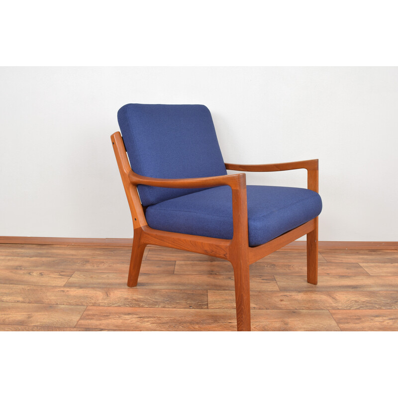 Fauteuil Senator danois vintage en teck par Ole Wanscher pour Cado, 1960