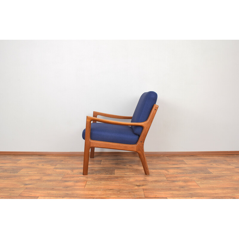 Vintage Deense Senator fauteuil in teak van Ole Wanscher voor Cado, 1960