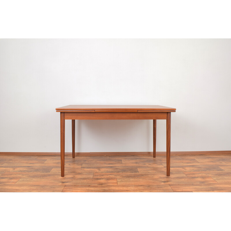 Mid-century Danish teak extendable dining table, 1960s