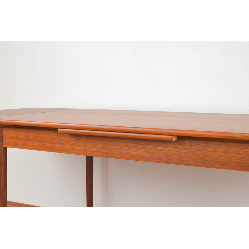 Mid-century Danish teak extendable dining table, 1960s