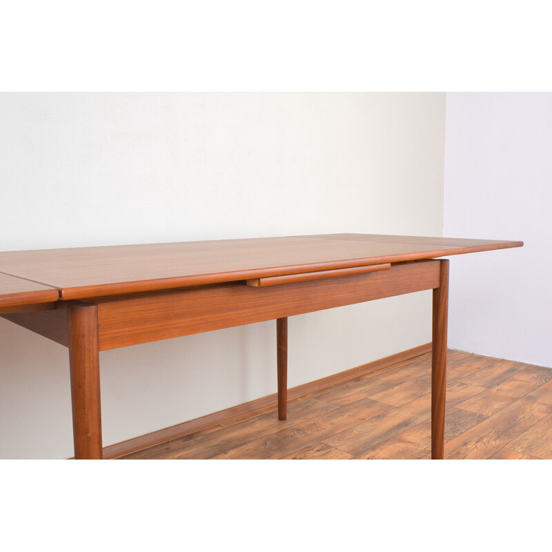 Mesa de extensão de teca dinamarquesa Vintage, 1960