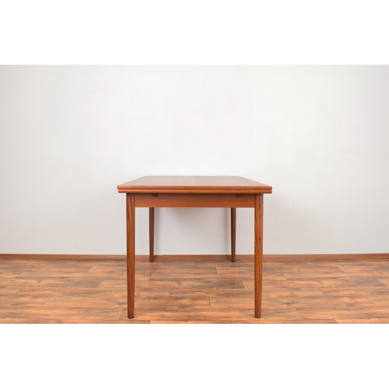 Mid-century Danish teak extendable dining table, 1960s