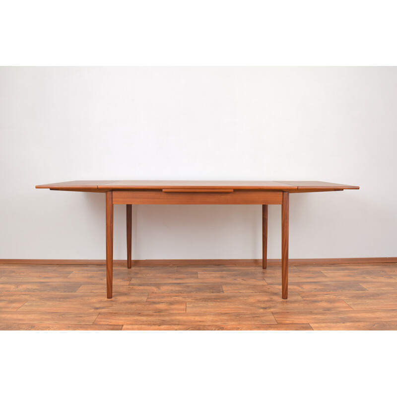 Mid-century Danish teak extendable dining table, 1960s