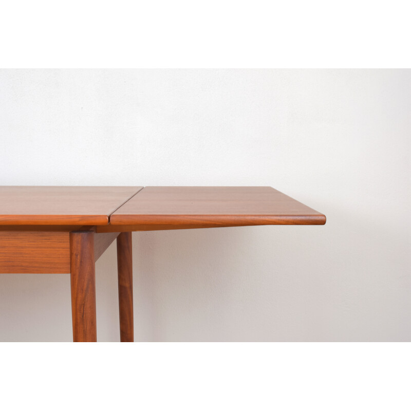 Mesa de extensão de teca dinamarquesa Vintage, 1960