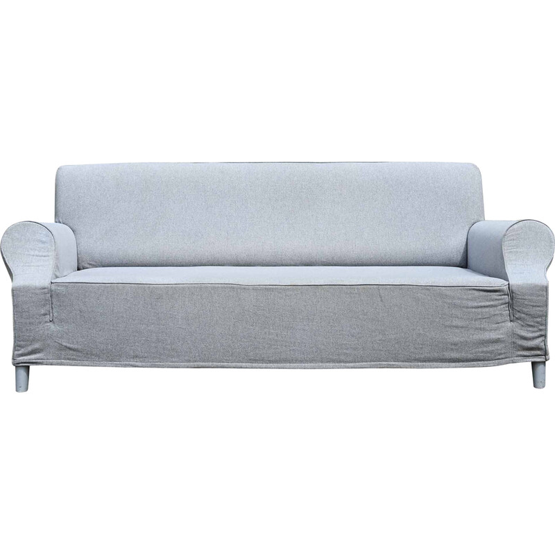Vintage grey fabric sofa by Philippe Starck