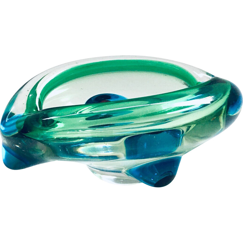 Vintage Art glass ashtray, Italy 1960s