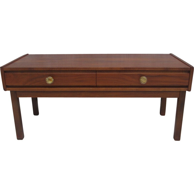 Vintage teak console, Sweden 1970