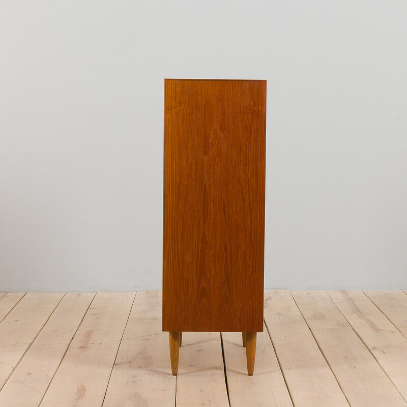 Danish mid century teak chest of drawers by Kai Kristiansen, 1960s