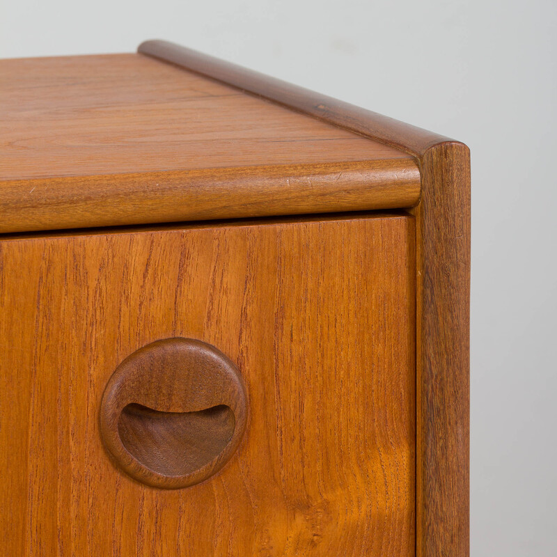 Danish mid century teak chest of drawers by Kai Kristiansen, 1960s