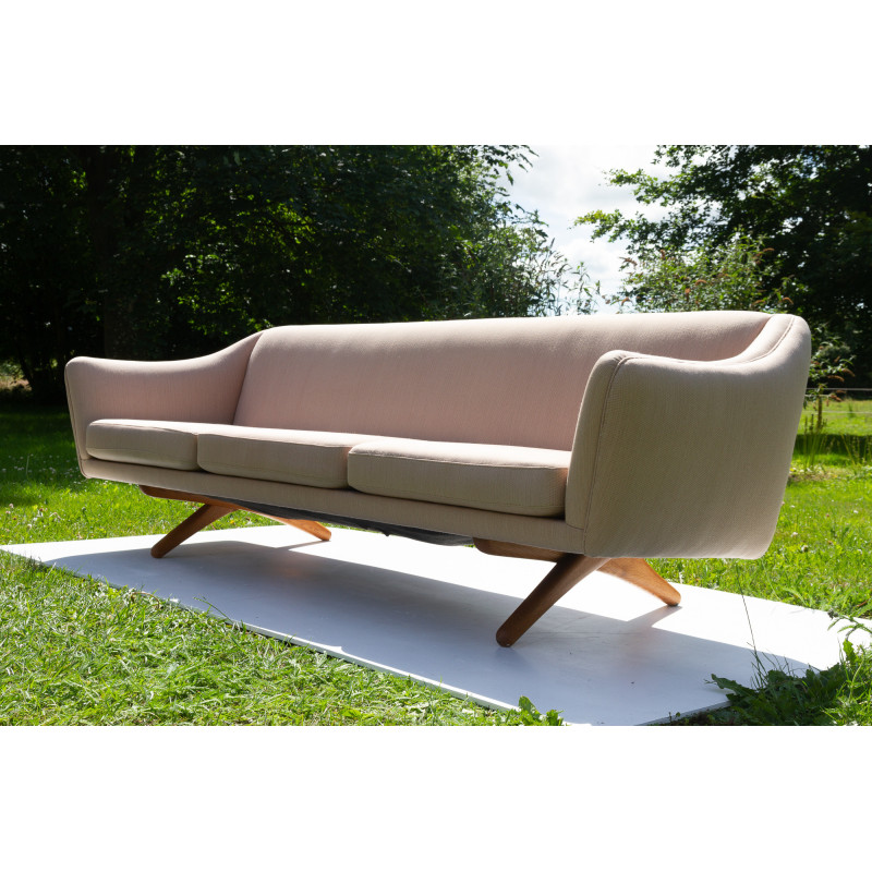 Mid-century Danish model Ml 140 sofa by Illum Wikkelsø for A. Mikael Laursen, 1960s