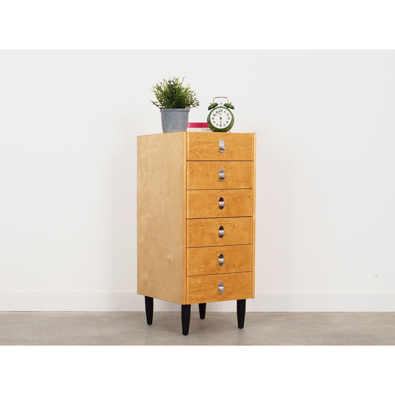 Vintage pine chest of drawers, Denmark 1970s