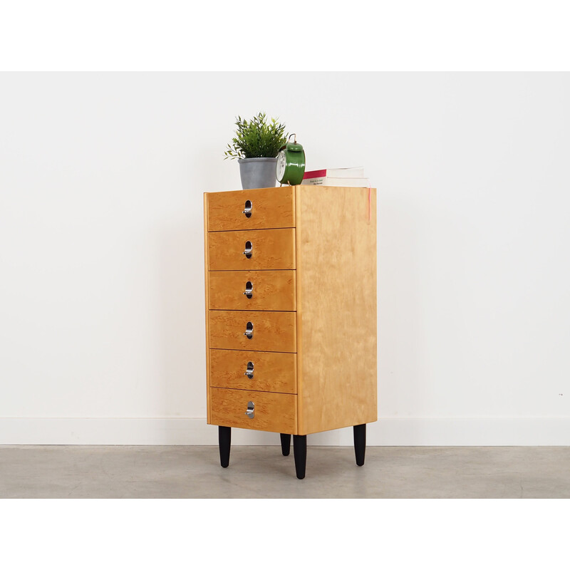 Vintage pine chest of drawers, Denmark 1970s