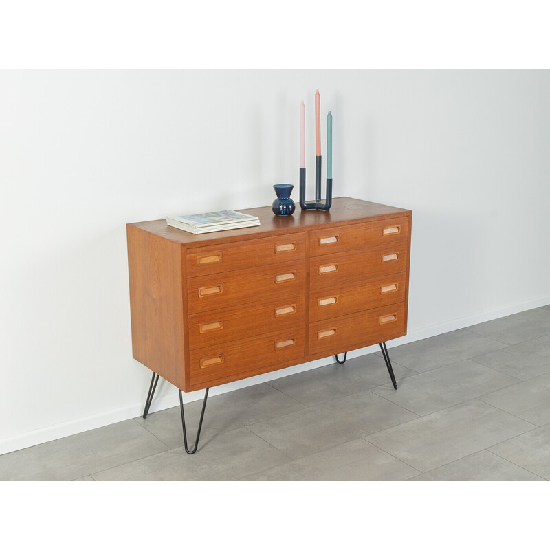 Vintage teak chest of drawers by Poul Hundevad, 1960s
