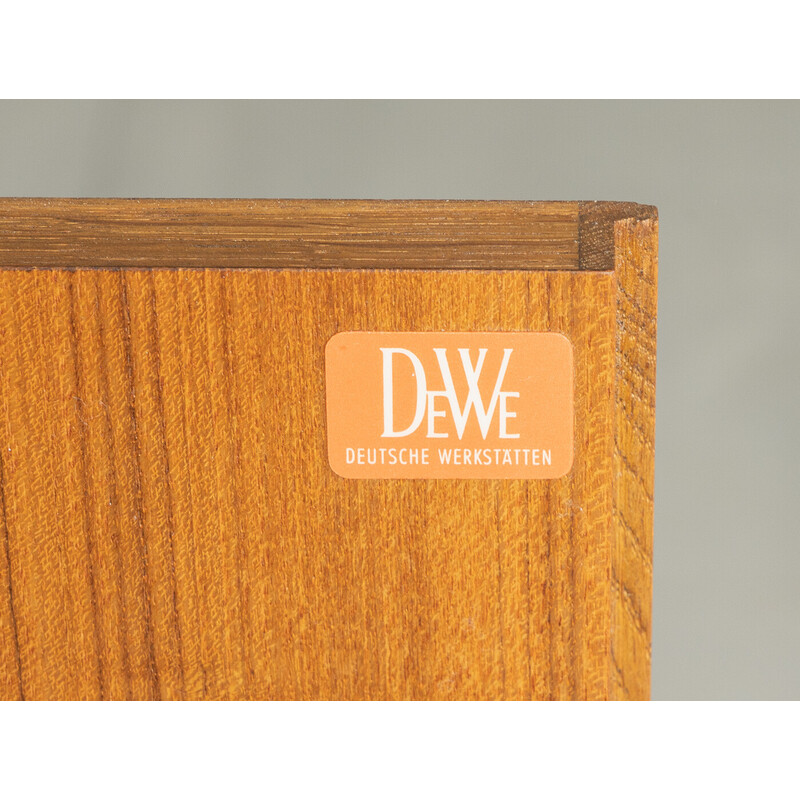 Vintage teak display cabinet by DeWe, 1960s