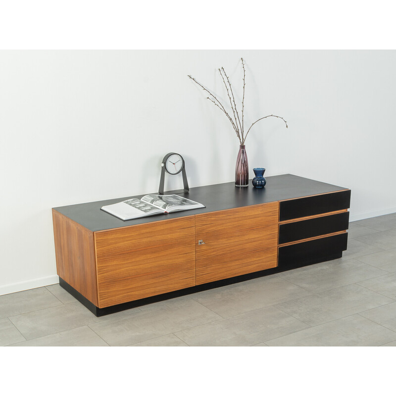 Buffet vintage en noyer avec deux portes, 1960