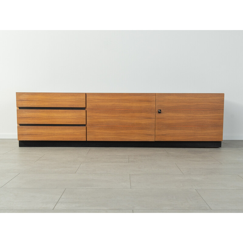 Vintage Sideboard aus Nussbaum mit drei Schubladen und zwei Türen, 1960