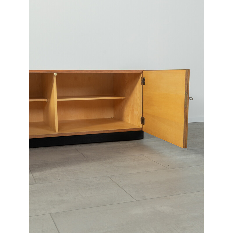 Vintage Sideboard aus Nussbaum mit drei Schubladen und zwei Türen, 1960