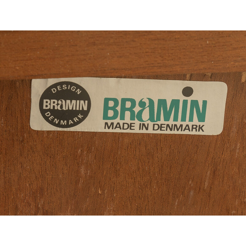 Tablero alto vintage con dos puertas correderas de Bramin, años 60