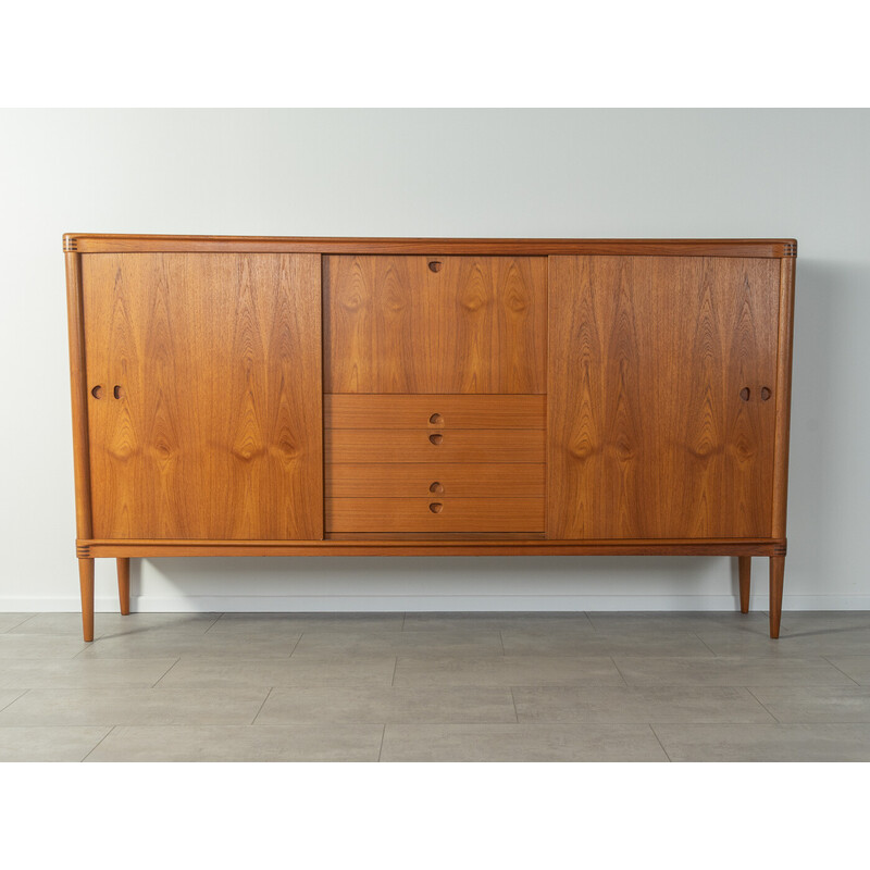 Vintage highboard with two sliding doors by Bramin, 1960s