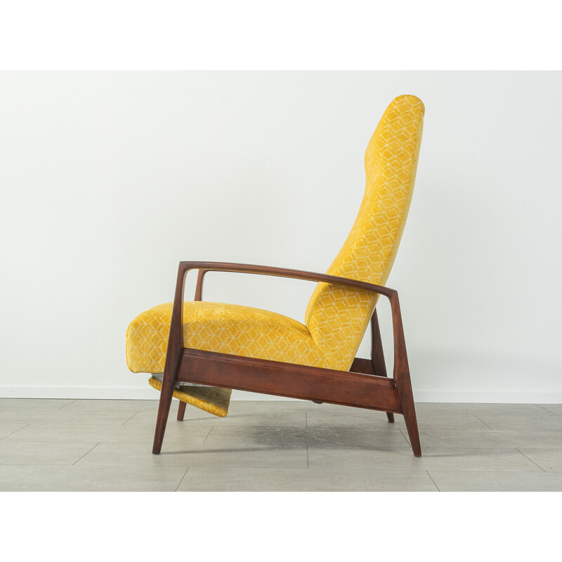 Vintage armchair with frame in beechwood, 1960s