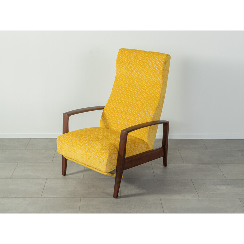 Vintage armchair with frame in beechwood, 1960s