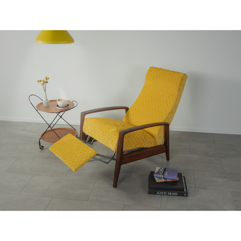 Vintage fauteuil met beukenhouten frame, 1960