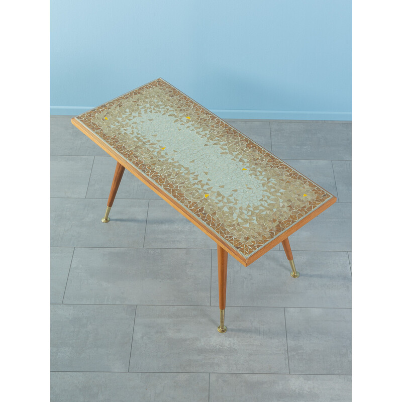 Vintage mosaic coffee table by Ilse Möbel, Germany 1950s