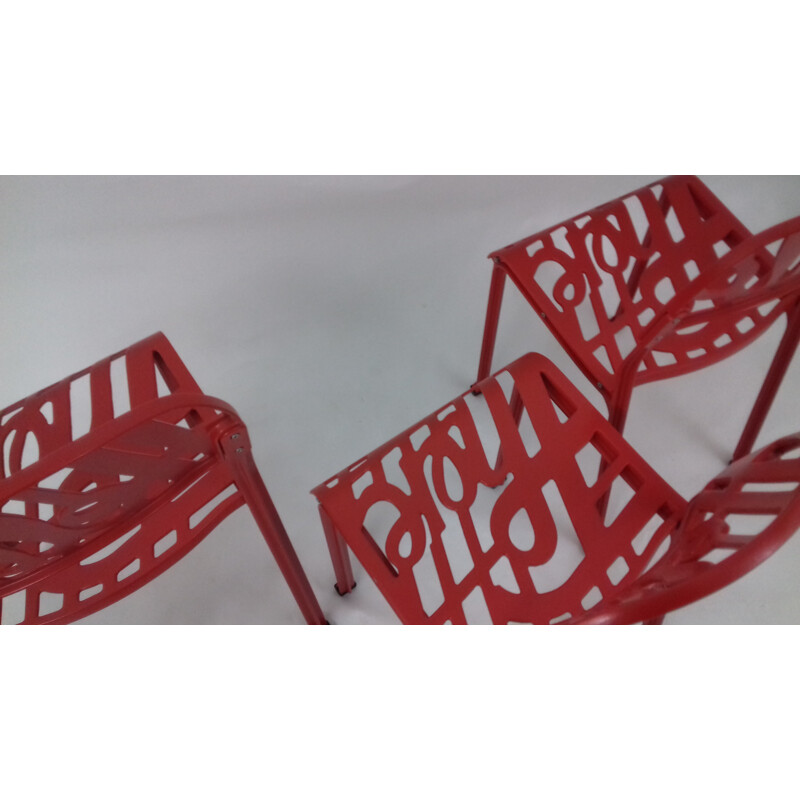 Set of 4 Artifort "Hello There" chairs, Jeremy HARVEY - 1960s