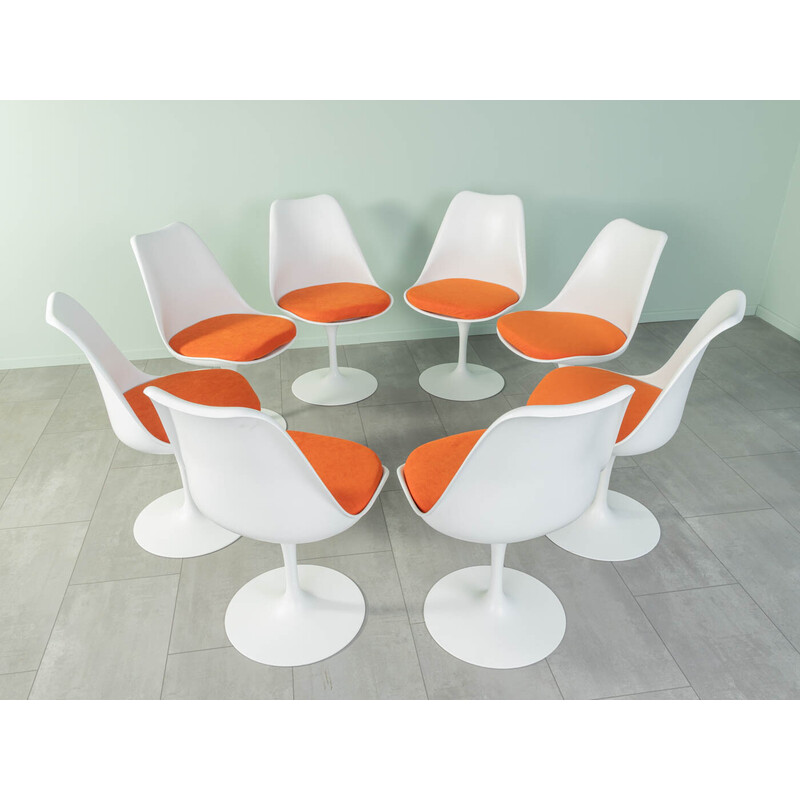 Set of 8 vintage dining chairs by Eero Saarinen for Knoll International, Germany 1950s