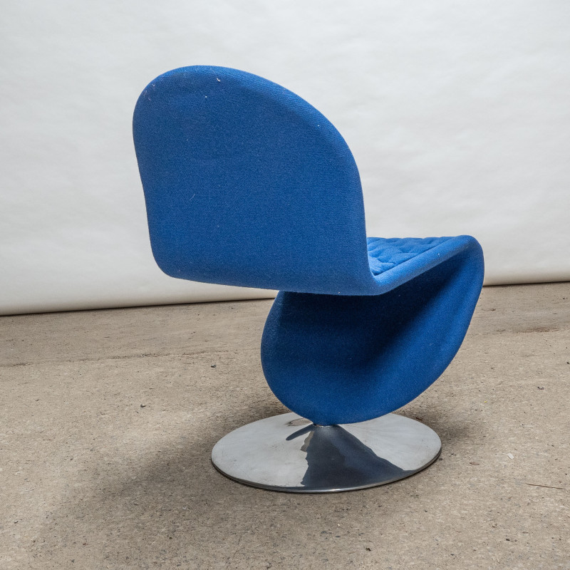 Set of 4 vintage System 123 chairs by Verner Panton for Fritz Hansen, 1970s