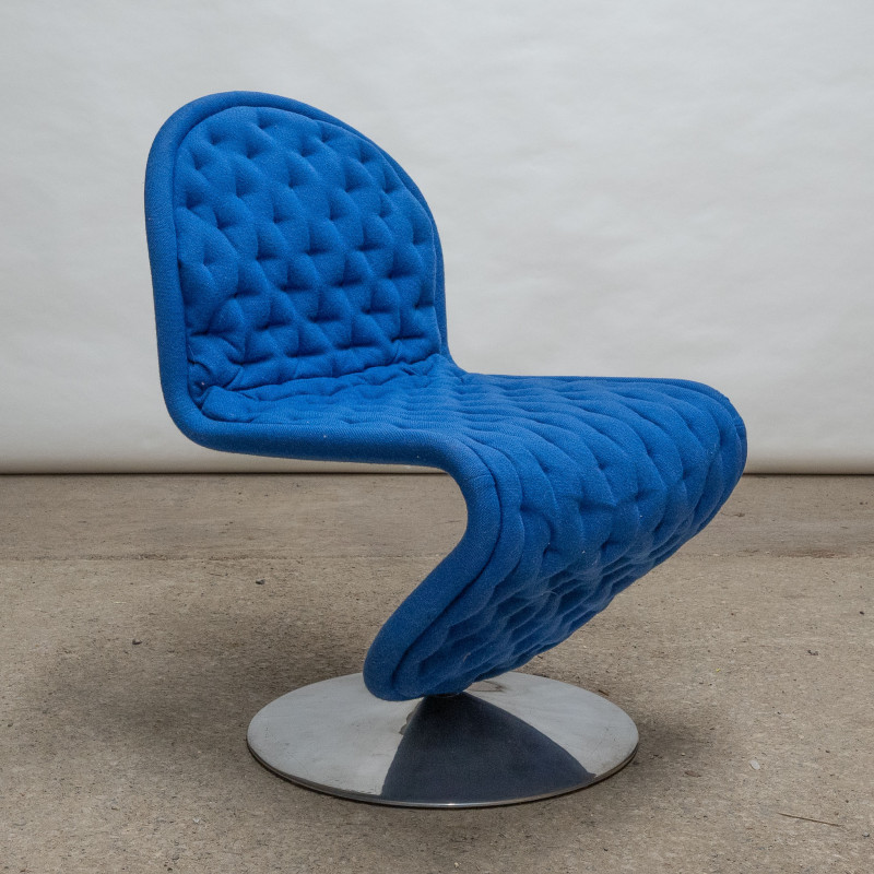 Set di 4 sedie vintage System 123 di Verner Panton per Fritz Hansen, 1970