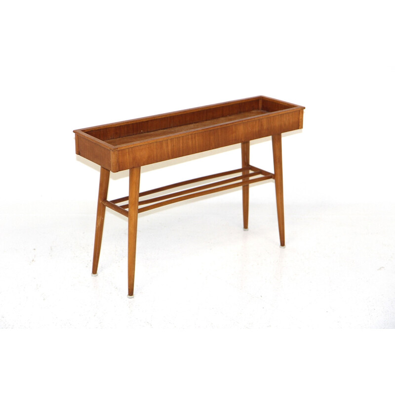 Vintage indoor teak planter, Sweden 1950