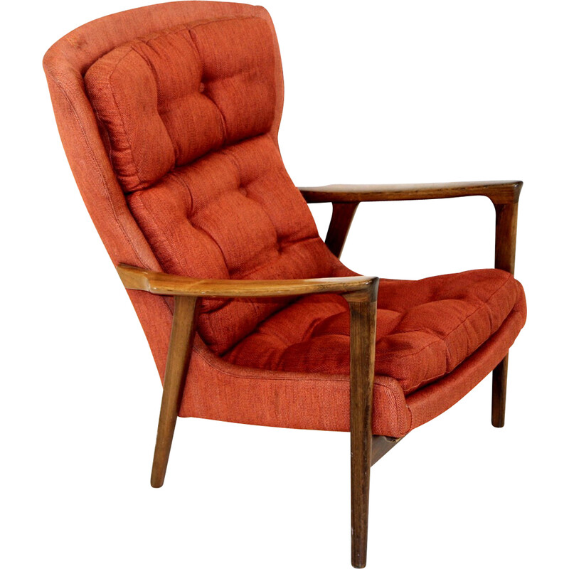 Vintage fauteuil "Bracil" van Inge Andersson voor Bröderna Anderssons, Zweden 1960