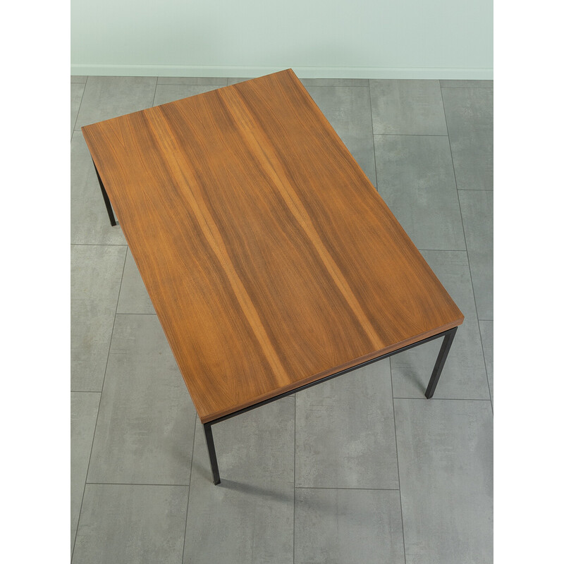 Vintage coffee table in walnut veneer by Cor, 1960s