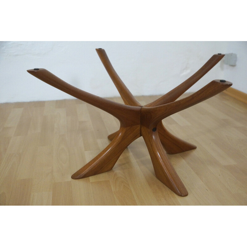 Eilersen round teak coffee table, Ilum WIKKELSØ - 1960s