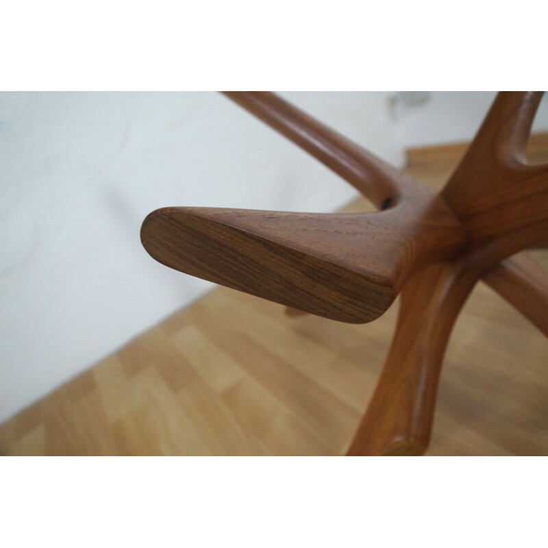 Eilersen round teak coffee table, Ilum WIKKELSØ - 1960s